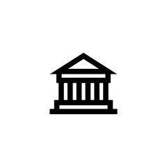 Bank build icon. Business sign