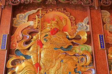 Chinese Temple Buddha sculpture