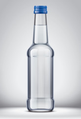 Bottle for Water on background. 