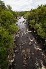 The river and the rocks
