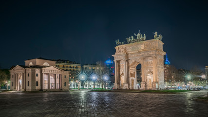 Arco di trionfo a Milano