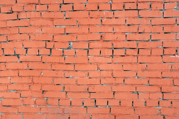 Background image of an old red brick wall