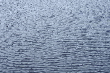 Waves in a surface of blue water