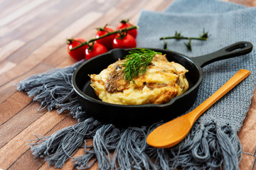 French Tartiflette Recipe Bacon, Potato and Reblochon Cheese Gratin