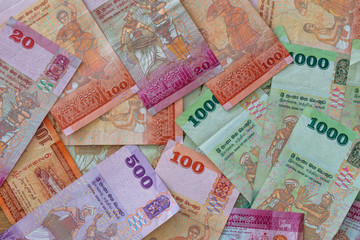 Money from Sri Lanka, Rupiah, various denominations