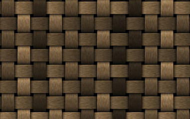 wooden basket weave