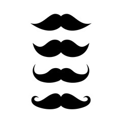 Moustache vector icon