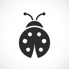 Ladybug vector icon © Arcady