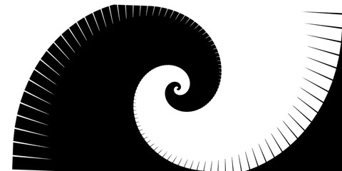 beautiful spiral twirl shape abstract background