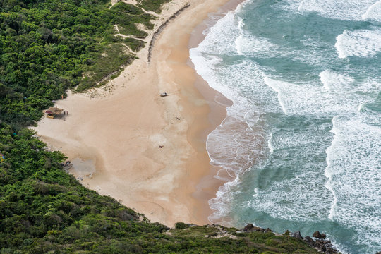 Lagoinha do Leste beautiful deserted beach in Florianopolis, Santa Catarina, Brazil 