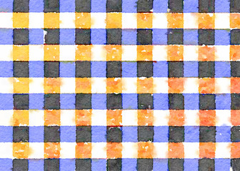 digital painting illustration beautiful watercolor color matching stripe line plaid pattern vintage style