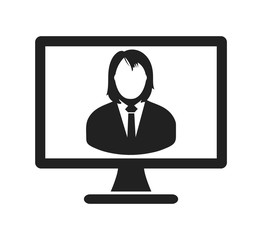 E-Commerce Icon. Flat style vector EPS.