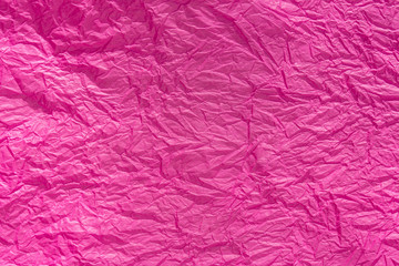 Fototapeta premium magenta creased tissue paper texture