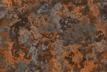 eroded rust wall graphic