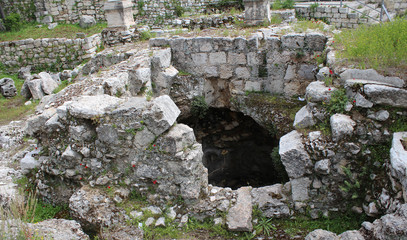 The Pool of Bethesda in the Muslim Quarter of Jerusalem, Israel
