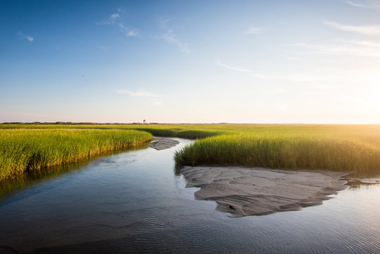 Wood End Light At The Very End Of The Cape Cod Outside Provincetown, Massachusetts, Usa