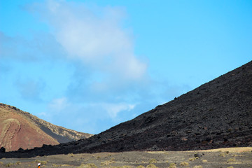 Desert and volcanoes on Lanzarotte