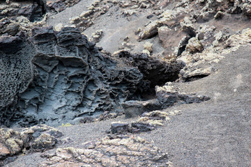 Desert and volcanoes on Lanzarotte