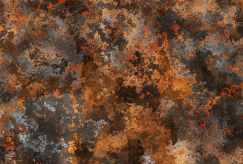 rust corroded eroded surface