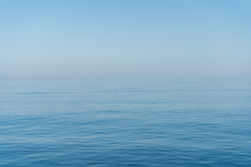 Obraz premium The Sea in a foggy day