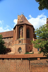 Church in Castle Malbork in Northern Poland