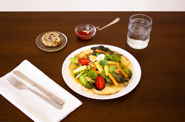 First course, salad dish