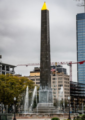 Obelisk Fountain, Veterans' Memorial Plaza, Indianapolis,  Indiana
