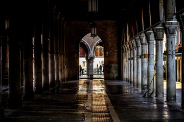 Obraz premium venice medieval market