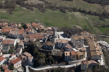 Fototapeta na wymiar Roccacinquemiglia - Castel di Sangro