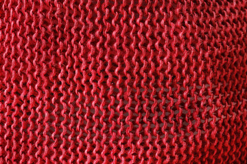 Knitted color fabric as background, closeup view