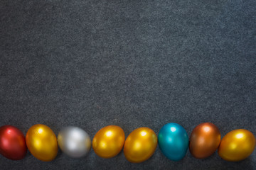 Decorative Easter eggs background,