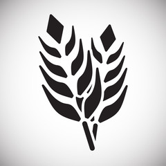 Cereal icon on background for graphic and web design. Simple vector sign. Internet concept symbol for website button or mobile app.