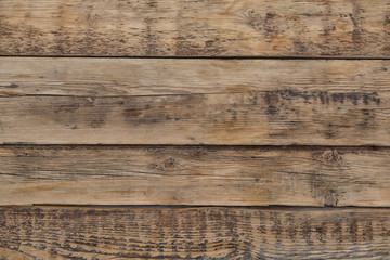 Texture of wooden surface as background, top view