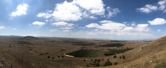 Panorama of the Golan 
