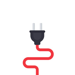 electric plug, electricity vector illustration