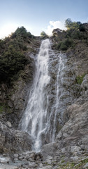 Fototapeta na wymiar Wasserfall, Partschins, Südtirol