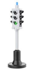 Toy plastic traffic light