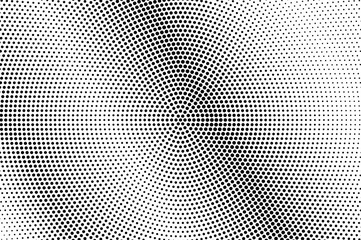 Black and white halftone vector background. Diagonal dot gradient. Rough dotwork surface. Micro dotted halftone
