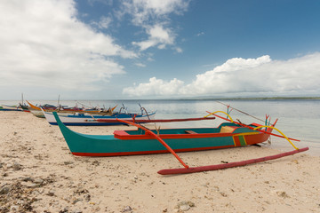 Boote, Strand, Südsee