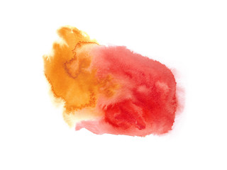 Handmade brush stroke watercolour .