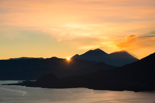 Sunrise over Lake Atitlan, Guatemala