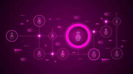 avatar robber icon. From Avatars set