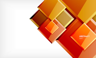 Square geometric background