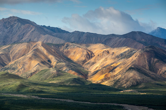 Polychrome Pass in Denali National Park