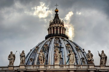 Fototapeta na wymiar Roma San Pietro