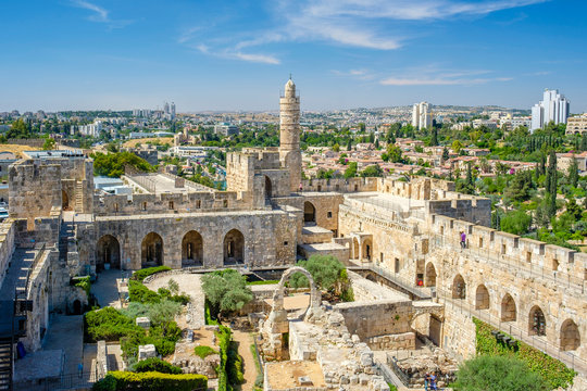 Tower of David, also known as the Jerusalem Citadel, Jerusalem, Israel