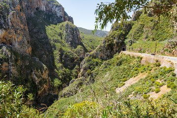 The gorge of Topolia located at west Crete along the road leading to Elafonissi. Greece