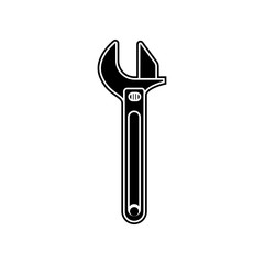 construction key  icon. Element of Home repair tool for mobile concept and web apps icon. Glyph, flat icon for website design and development, app development