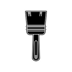 brush for painting  icon. Element of Home repair tool for mobile concept and web apps icon. Glyph, flat icon for website design and development, app development