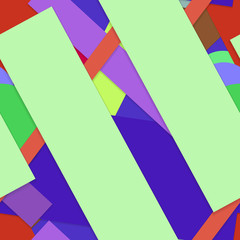 Flat material design - Creative vector trend seamless